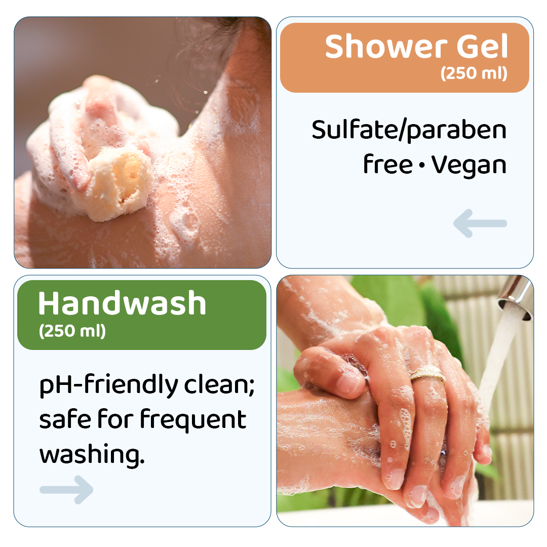 Cleanse & Care Duo - Scented Shower Gel & Hand Wash