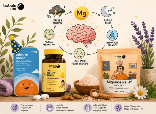 Magnesium Deficiency & Migraines: How a Bath Salt Soak Can Help You