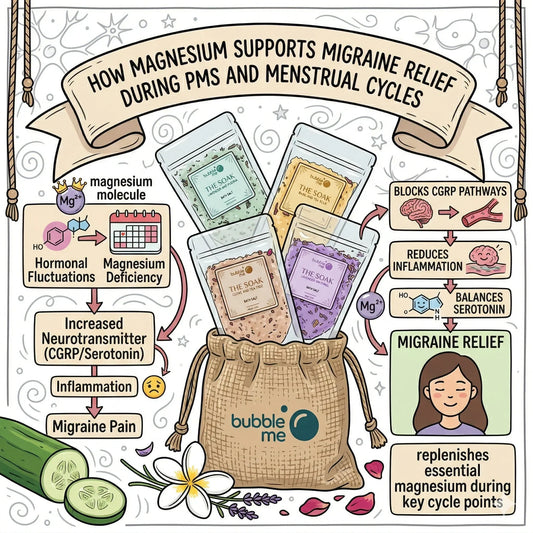 How Magnesium Supports Migraine Relief During PMS and Menstrual Cycles
