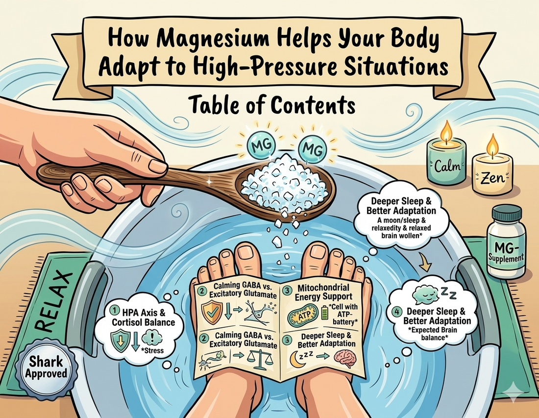 How Magnesium Helps Your Body Adapt to High-Pressure Situations