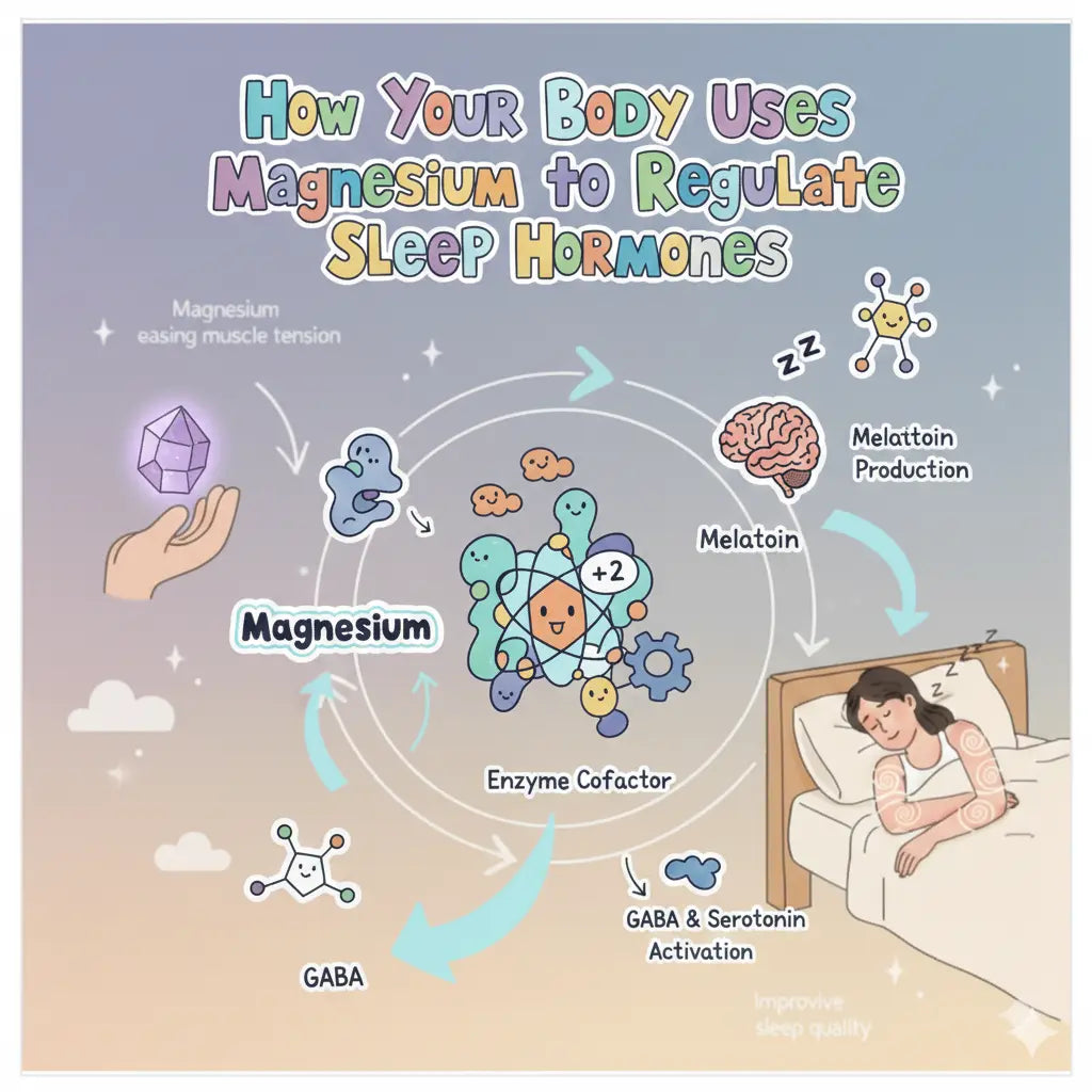 How Your Body Uses Magnesium to Regulate Sleep Hormones