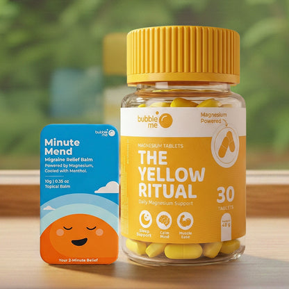 Daily Magnesium + 2‑Minute Balm Combo: The Yellow Ritual with Minute Mend Balm