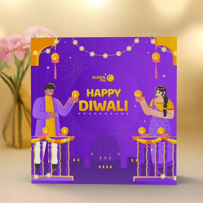 Balcony Night | Glow & Gratitude Box | Reset Kit (4 Sachets) | Mysore Pak | Candle & Card