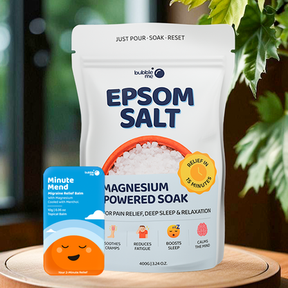 Deep Relief Magnesium Kit | Epsom Salt + Minute Mend Balm
