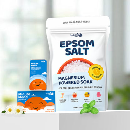 Deep Relief Magnesium Kit | Epsom Salt + Minute Mend Balm