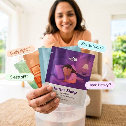 The Reset Kit - Bath Salts | Anti-Stress | Muscle Reset | Migraine Relief | Good Sleep | Pack of 4