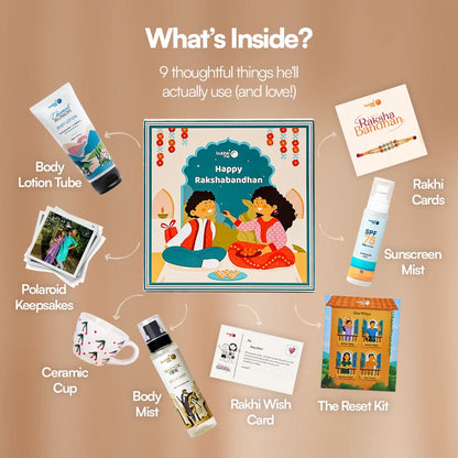 Rakhshabandhan Gift Box for Brother | Self-Care + Coffee Cup Combo