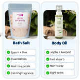 Soak & Seal Duo - Spoil Yourself Bath Salt & Jojo Bae Body Oil