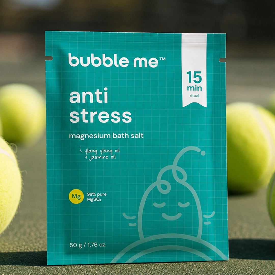 Anti Stress Magnesium Bath Salt 50g | Jasmine + Peppermint