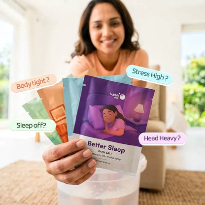The Reset Kit - Bath Salts | Anti-Stress | Muscle Reset | Migraine Relief | Good Sleep | Pack of 4