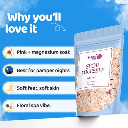 Magnesium Soak Duo | Spoil Yourself Bath Salt + Pure Epsom Salt