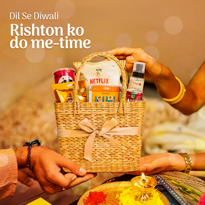 Munchies & Me-Time Hamper — Snacks + Wellness
