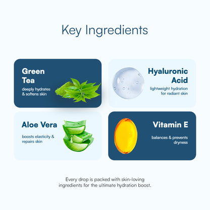 Hydrating Shower Gel with Green Tea & Aloe for Deep Hydration