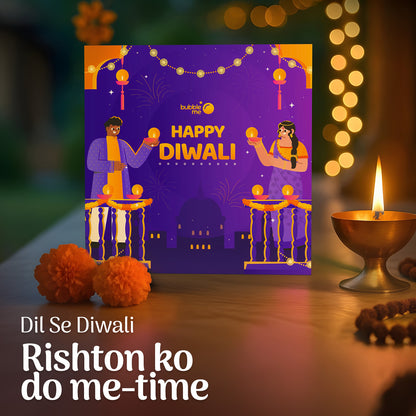 Balcony Night | Glow & Gratitude Box | Reset Kit (4 Sachets) | Mysore Pak | Candle & Card