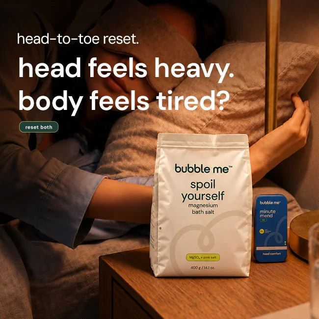 Head-to-Toe Magnesium Relief Combo | Spoil Yourself Bath Salt + Minute Mend Balm