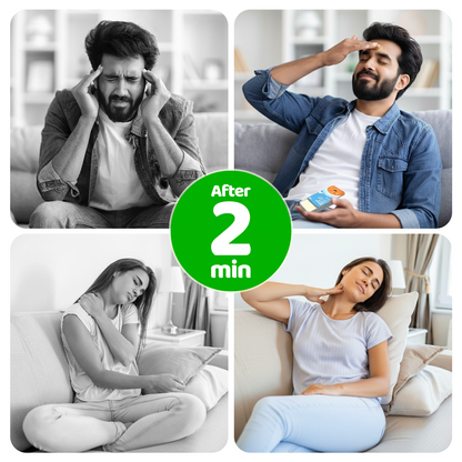 Minute Mend Magnesium Balm 10g | Peppermint, Eucalyptus, Chamomile | Migraine Headache Relief | 2-Minute Reset