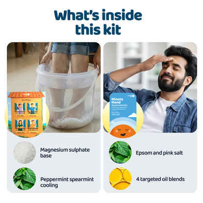 Day‑to‑Night Magnesium Reset Duo: The Reset Kit + Minute Mend Balm