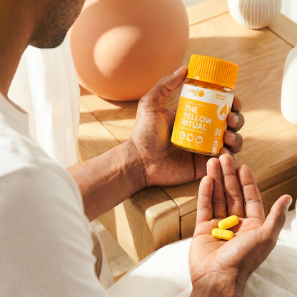 The Yellow Ritual | Sleep Support, Calm Mind, Muscle Ease & Heart Health | Daily Magnesium Supplement | 30 Tablets