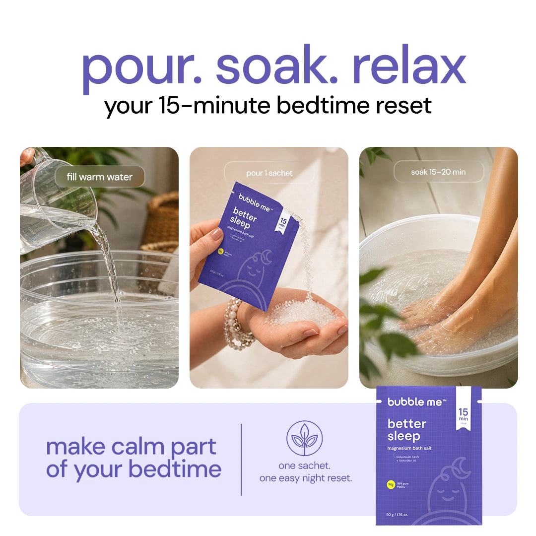 Better Sleep Magnesium Bath Salt 50g | Lavender + Chamomile