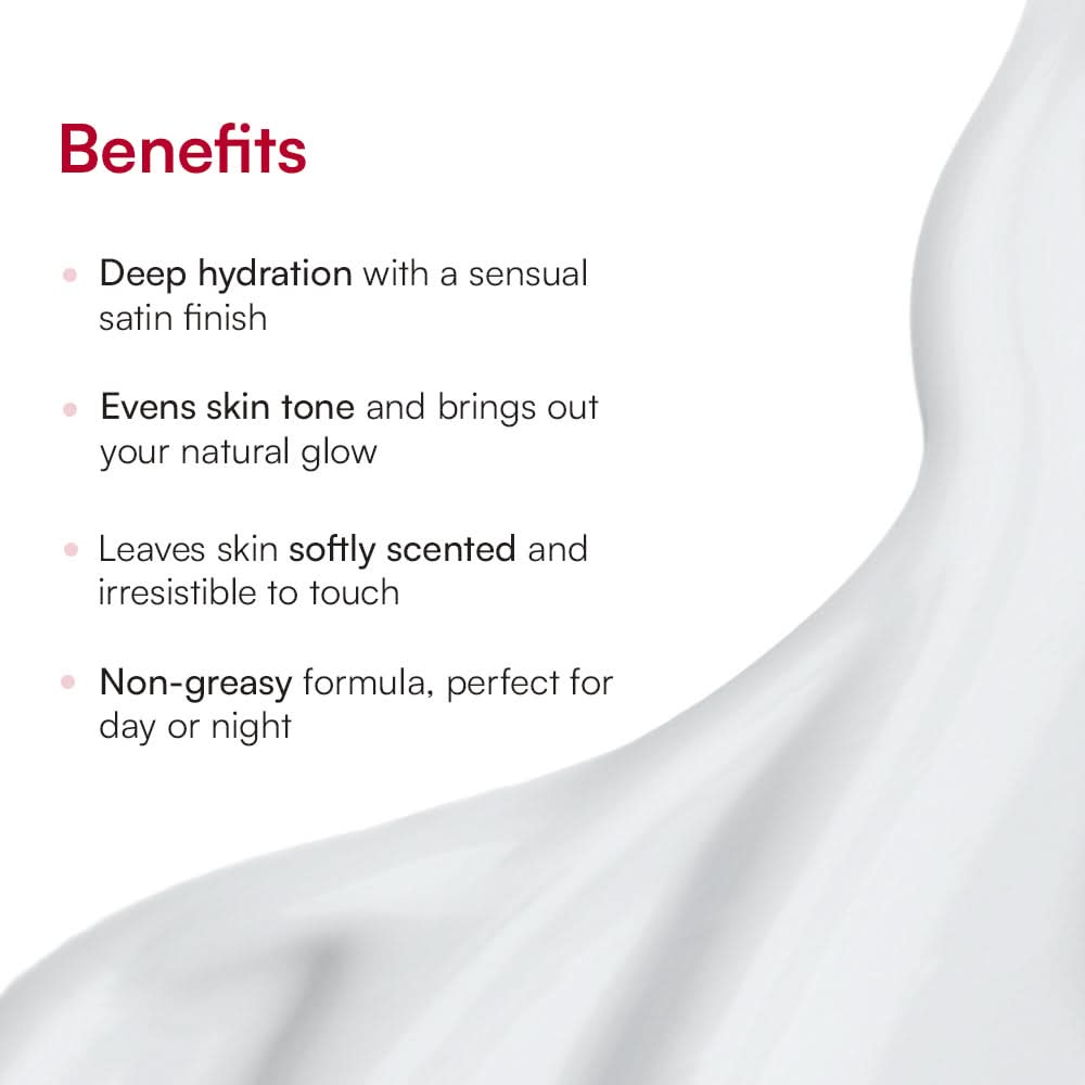 Kiss of Krimson Body Lotion with Almond Jojoba & Olive Oil for Hydrated Glow - Bath Care