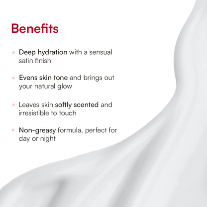 Kiss of Krimson Body Lotion with Almond, Jojoba & Olive Oil for Hydrated Glow