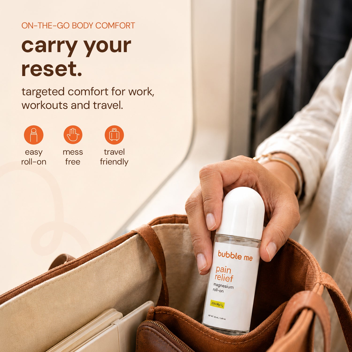 Pain Relief Magnesium Roll-On