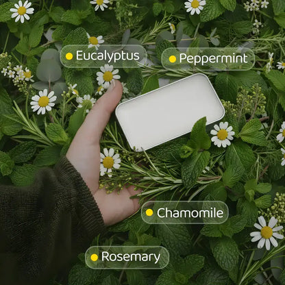 Minute Mend Magnesium Balm 10g | Peppermint, Eucalyptus, Chamomile | Migraine Headache Relief | 2-Minute Reset | Balm For Headache