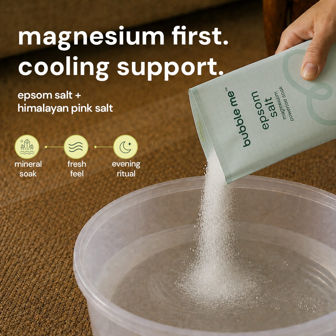 Magnesium Powered Epsom Salt 800g | 99.8% Epsom Salt + Peppermint