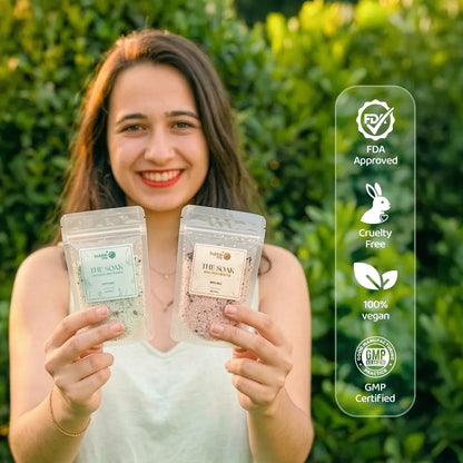 The Soak Potli | Epsom Salt & Essential Herbs | Pack of 4 | Bath salts