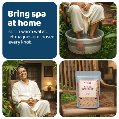 Head-to-Toe Magnesium Relief Combo | Spoil Yourself Bath Salt + Minute Mend Balm