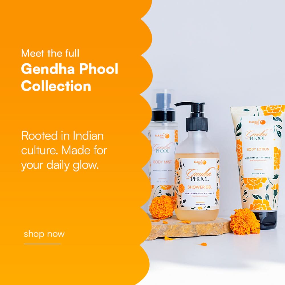Gendha Phool Body Lotion with Niacinamide & Alpha Arbutin for Radiant Even Tone - Bath Care