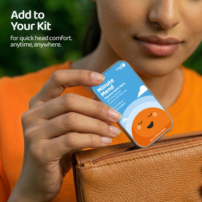 Minute Mend Magnesium Balm 10g | Peppermint, Eucalyptus, Chamomile | Migraine Headache Relief | 2-Minute Reset | Balm For Headache