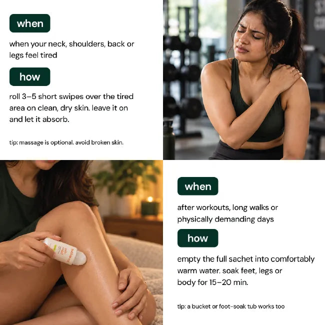 Post Workout Combo | Pain Relief Magnesium Roll-On + Pain Relief Magnesium Roll-On