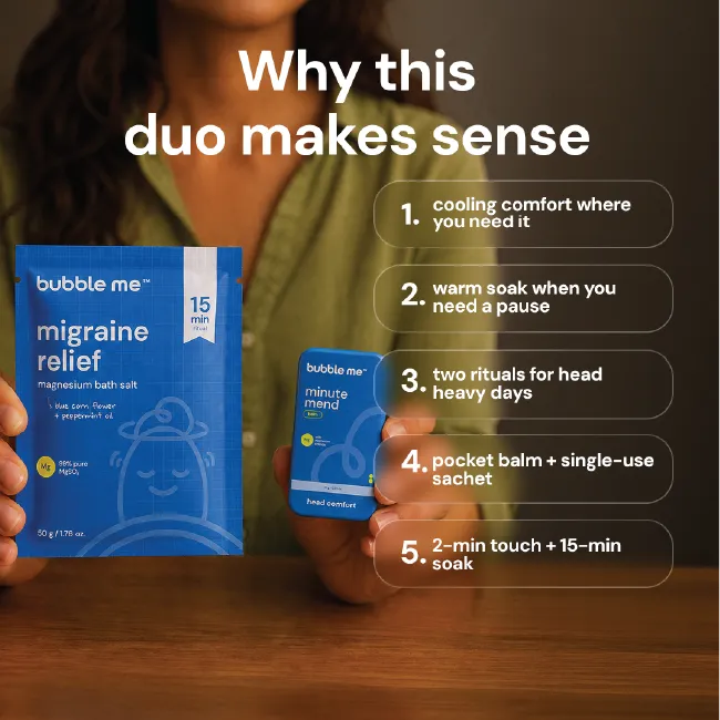 Head Relief Combo | Migraine Relief + Balm