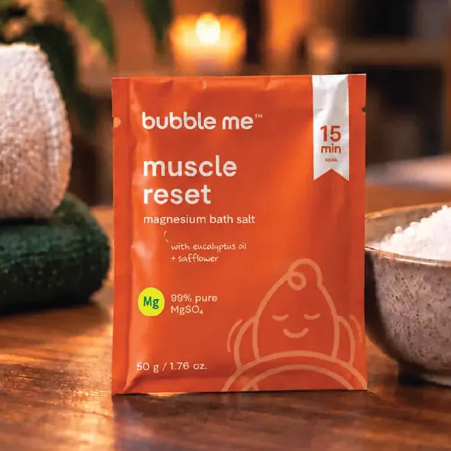 Muscle Reset Magnesium Bath Salt 50g | Dead Sea Salt + Eucalyptus
