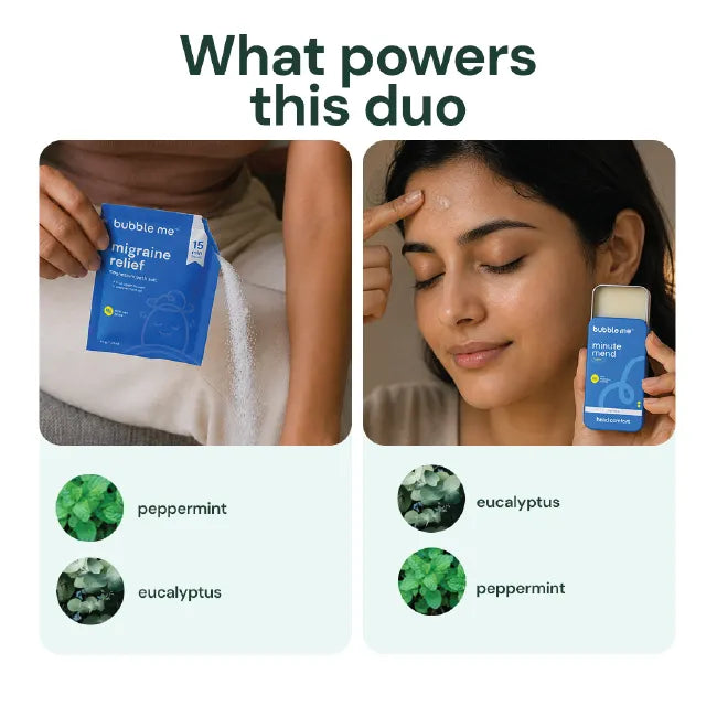 Head Relief Combo | Migraine Relief + Balm