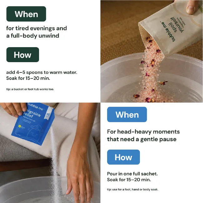 Soak Smarter Duo | Spoil Yourself Bath Salt + The Reset Kit