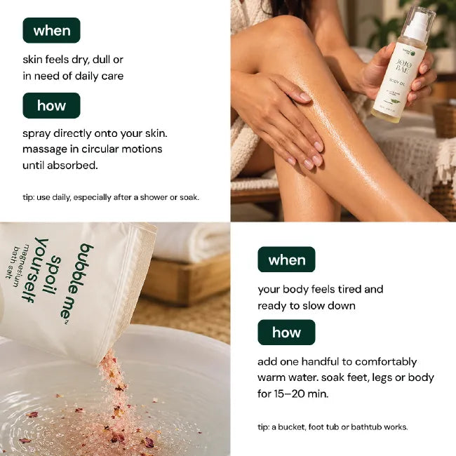 Soak N Seal Duo | Spoil yourself + Jojo Bae Oil