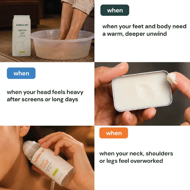 The Recovery Combo | Roll On + Balm + Epsom Salt