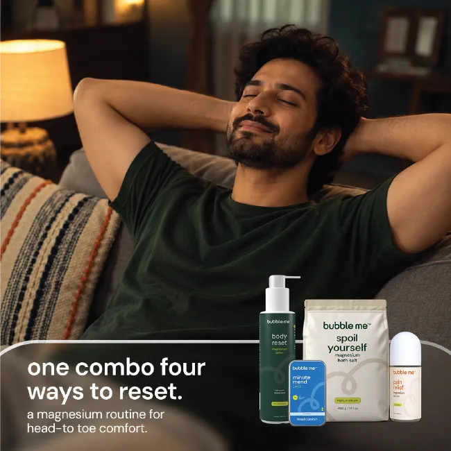 The Complete Body Reset | Spoil yourself + Mg Lotion + Minute Mend Magnesium Balm + Pain Relief Magnesium Roll-On