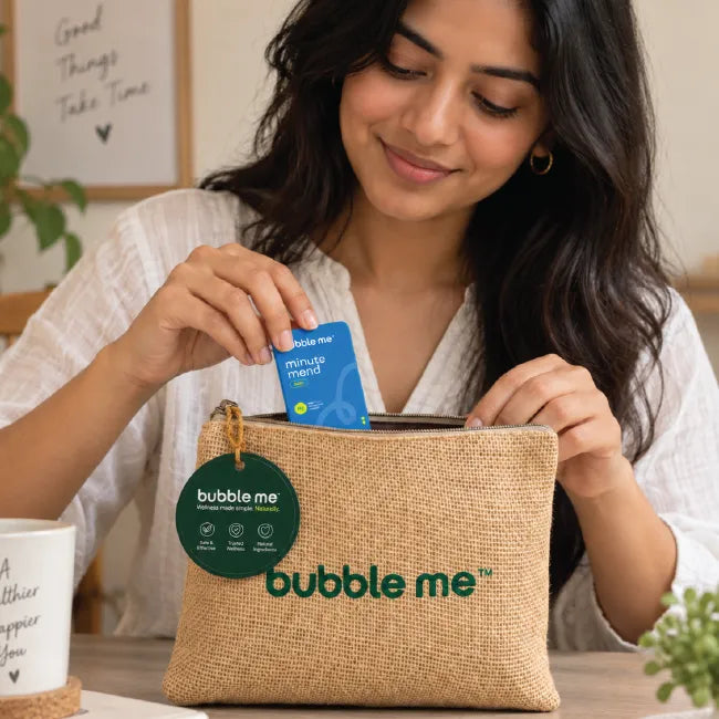 Bubble Me Wellness Essentials Zip Pouch