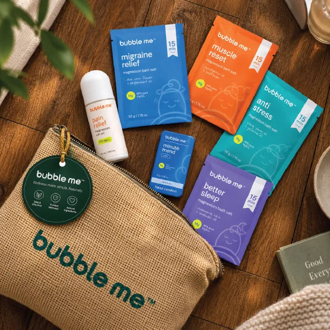 Bubble Me Wellness Essentials Zip Pouch