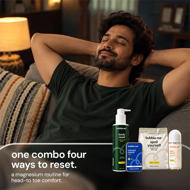 The Complete Body Reset | Spoil yourself + Mg Lotion + Minute Mend Magnesium Balm + Pain Relief Magnesium Roll-On