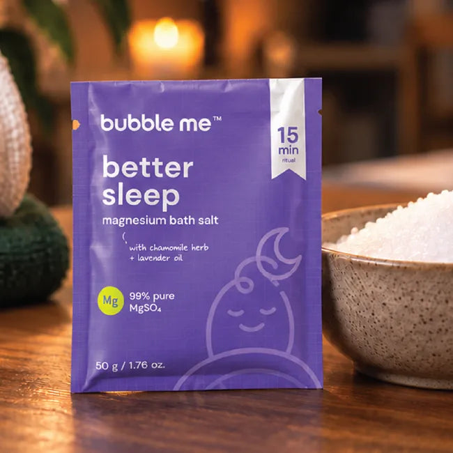 Better Sleep Magnesium Bath Salt 50g | Lavender + Chamomile