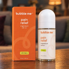 Pain Relief Magnesium Roll-On 50mL | 20% Magnesium Chloride + Menthol