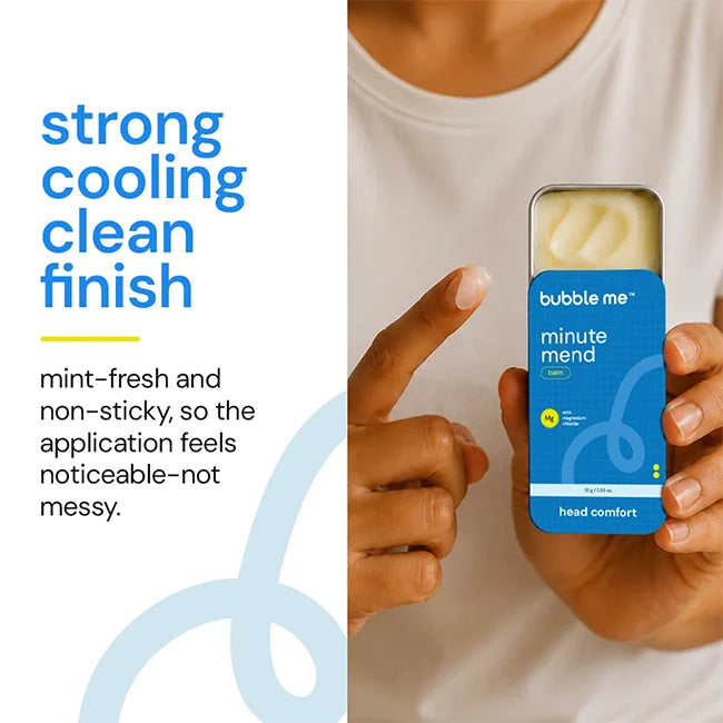Minute Mend Magnesium Balm 10g - Magnesium Chloride + Peppermint & Eucalyptus