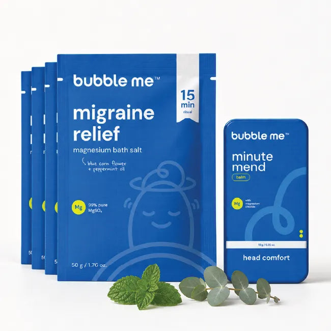 Head Ease Combo | Migraine Relief Sachet + Minute Mend Magnesium Balm