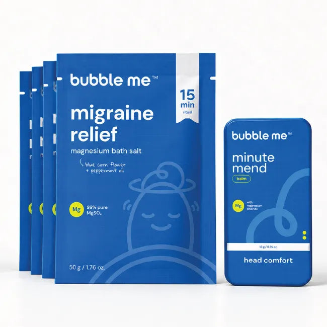 Head Ease Combo | Migraine Relief Sachet + Minute Mend Magnesium Balm