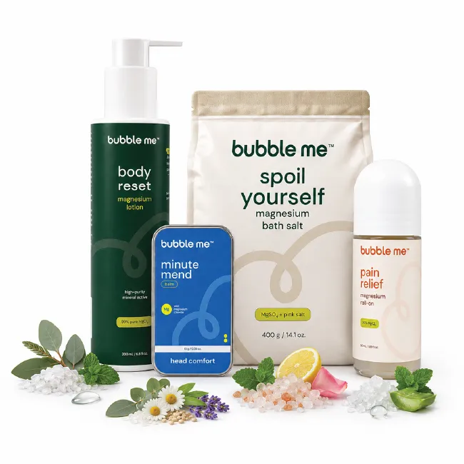 The Complete Body Reset | Spoil yourself + Mg Lotion + Minute Mend Magnesium Balm + Pain Relief Magnesium Roll-On