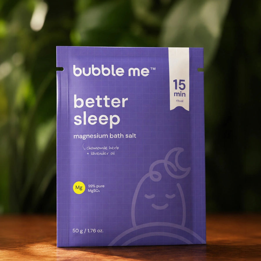 Better Sleep Magnesium Bath Salt 50g | Lavender + Chamomile